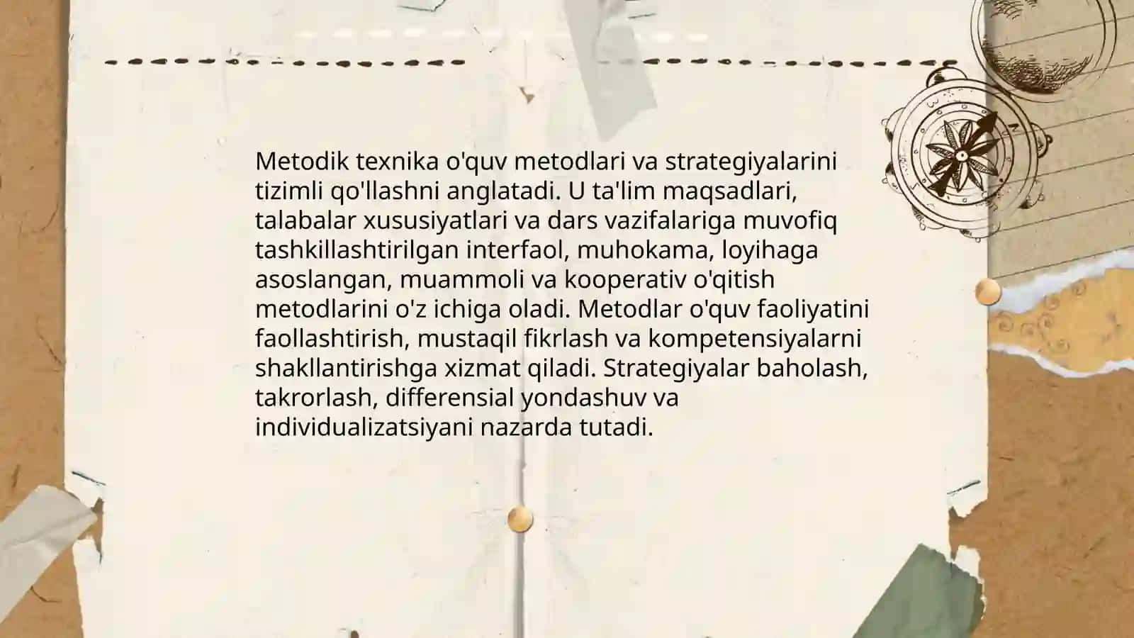 Pedagogik texnikaning asosiy qisimlari 4