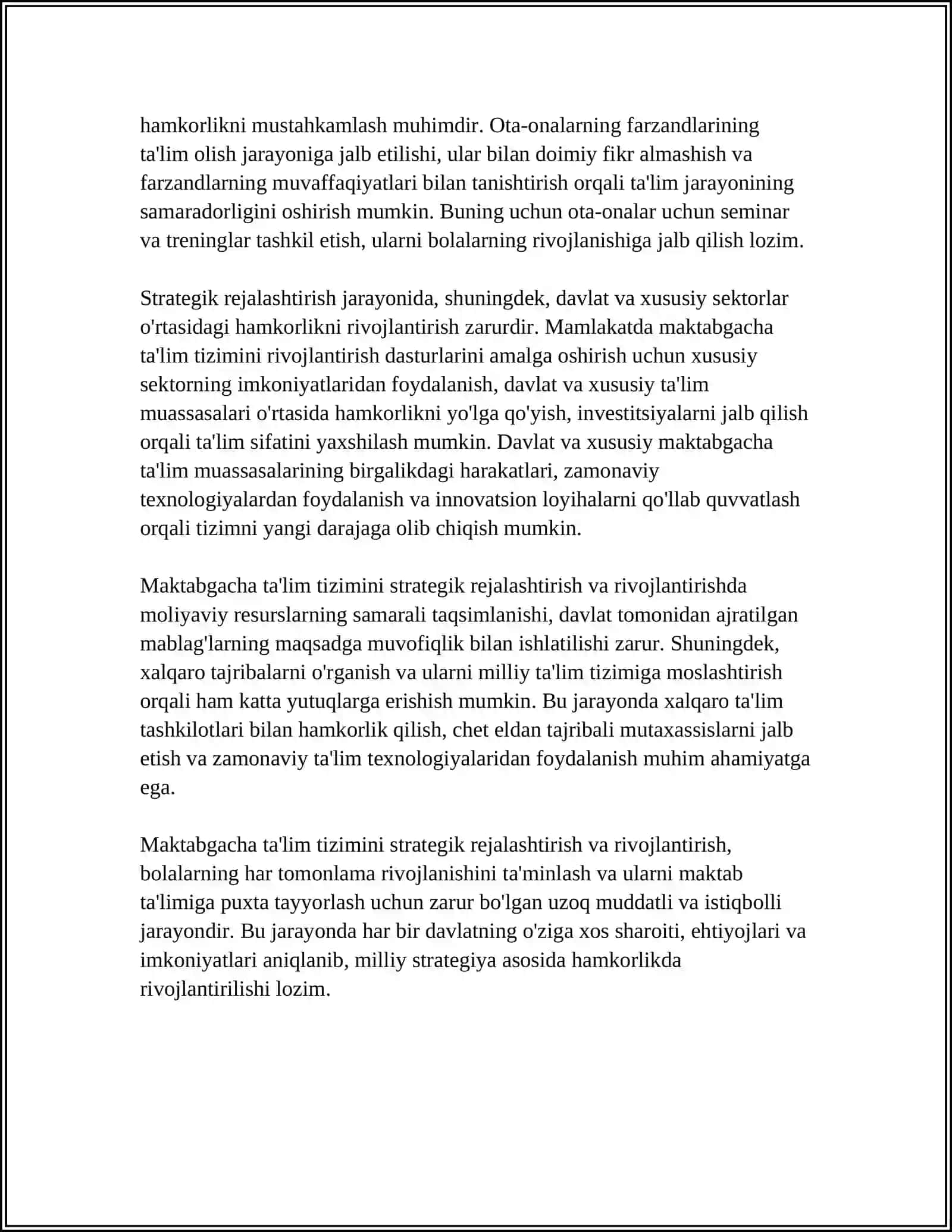 Maktabgacha ta'lim tashkilotini boshqarish 4