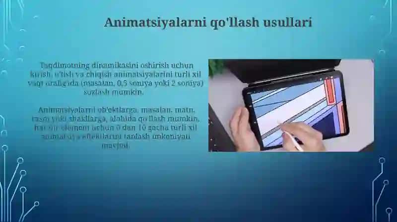 PowerPointda Animatsiyalar va Tranzitsiyalarni Qo'llash 4