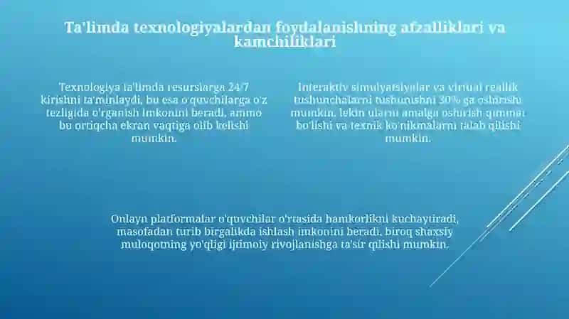 Ta'limda zamonaviy texnologiyalar 4