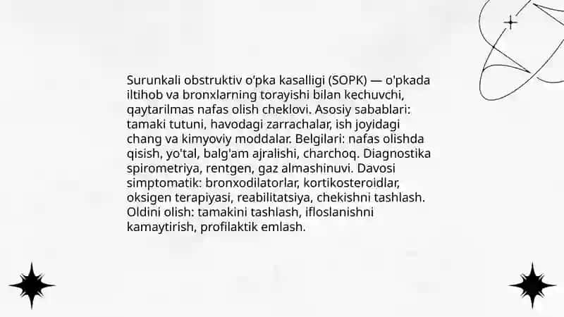 Nafas olish tizimi kasalliklari 4