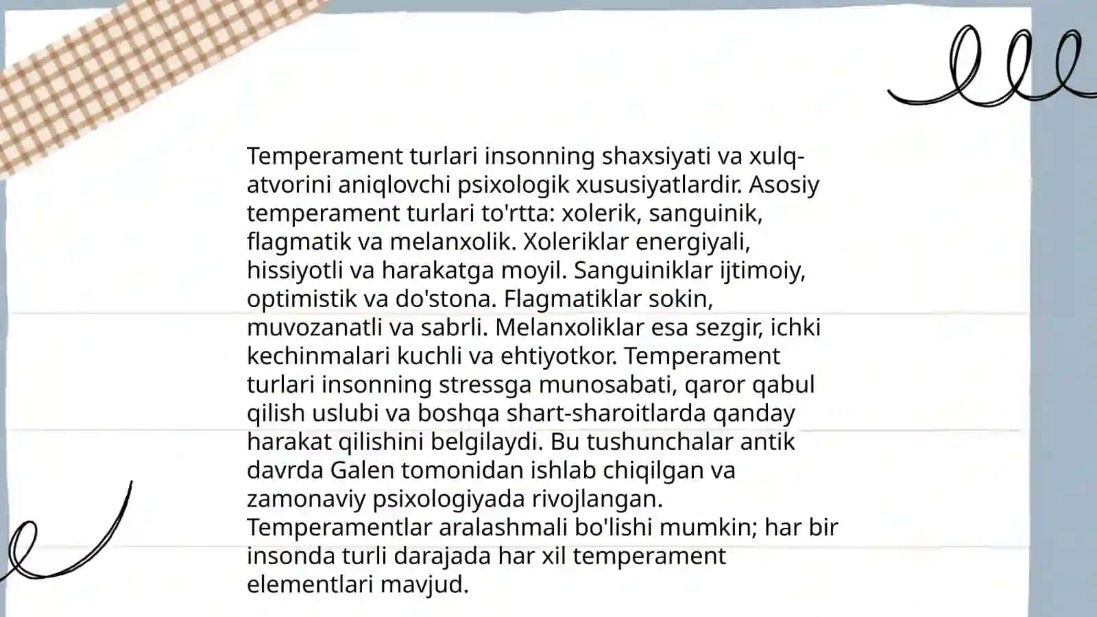 Xarakter va temperament 4