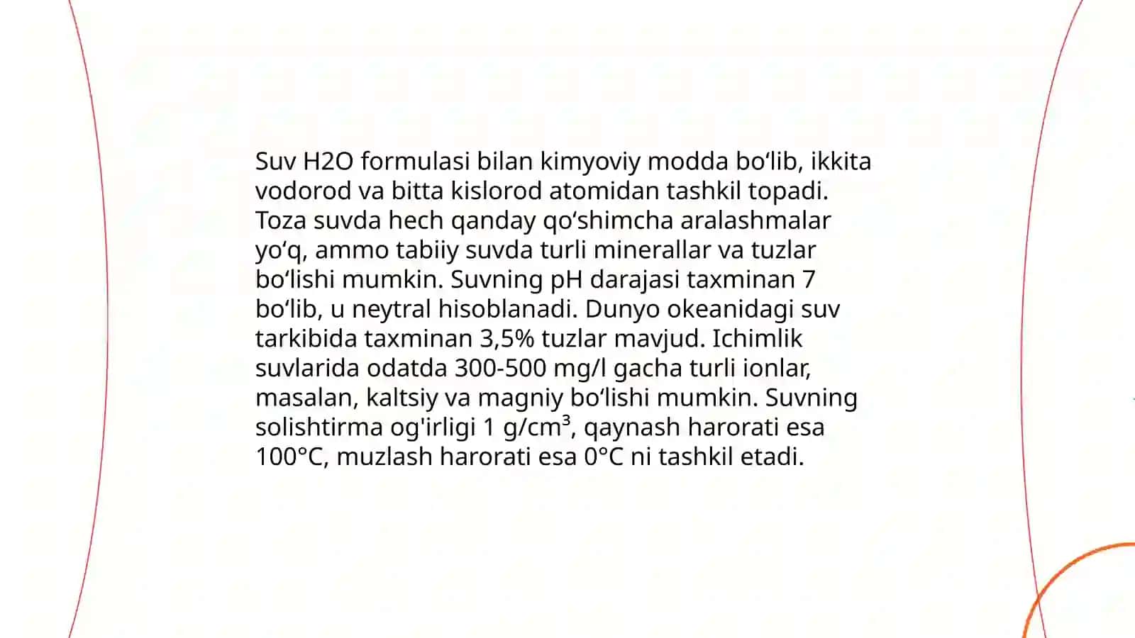 Suv haqida ma'lumot 4
