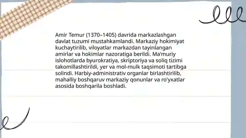 Amir Temur- buyuk davlat arbobi 4
