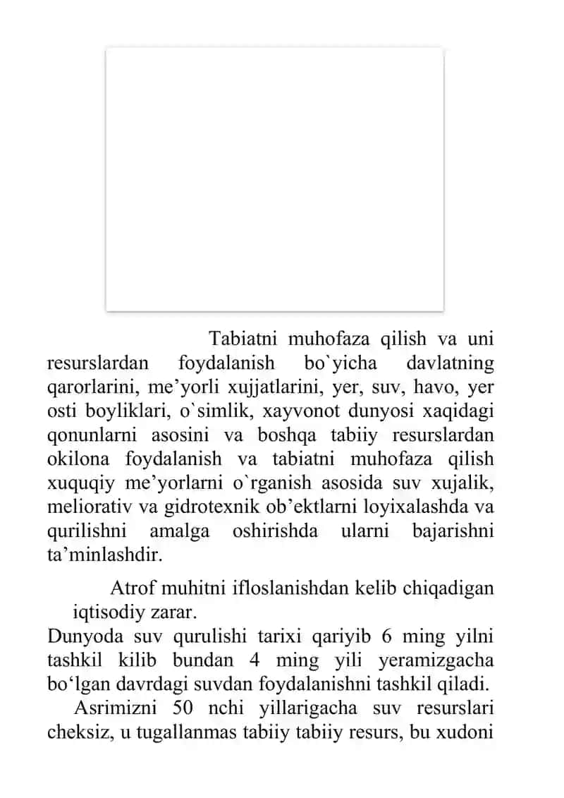 Tabiatdan foydalanish 4