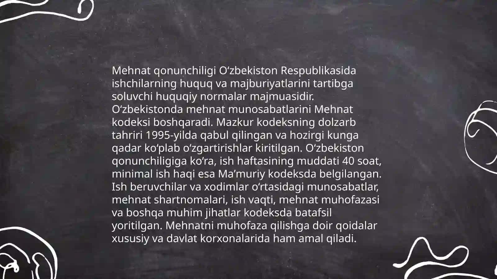 Ish haqi va mehnat munosabatlari 4