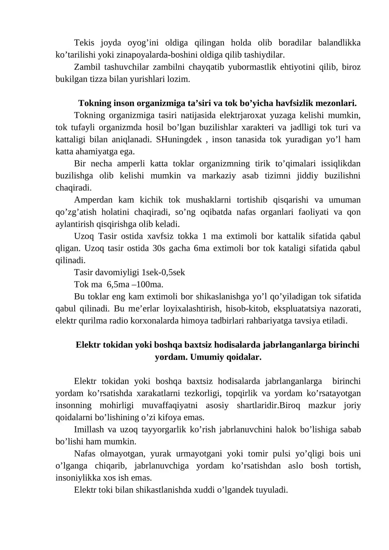 Elеktr qurilma himоya chоralari 4