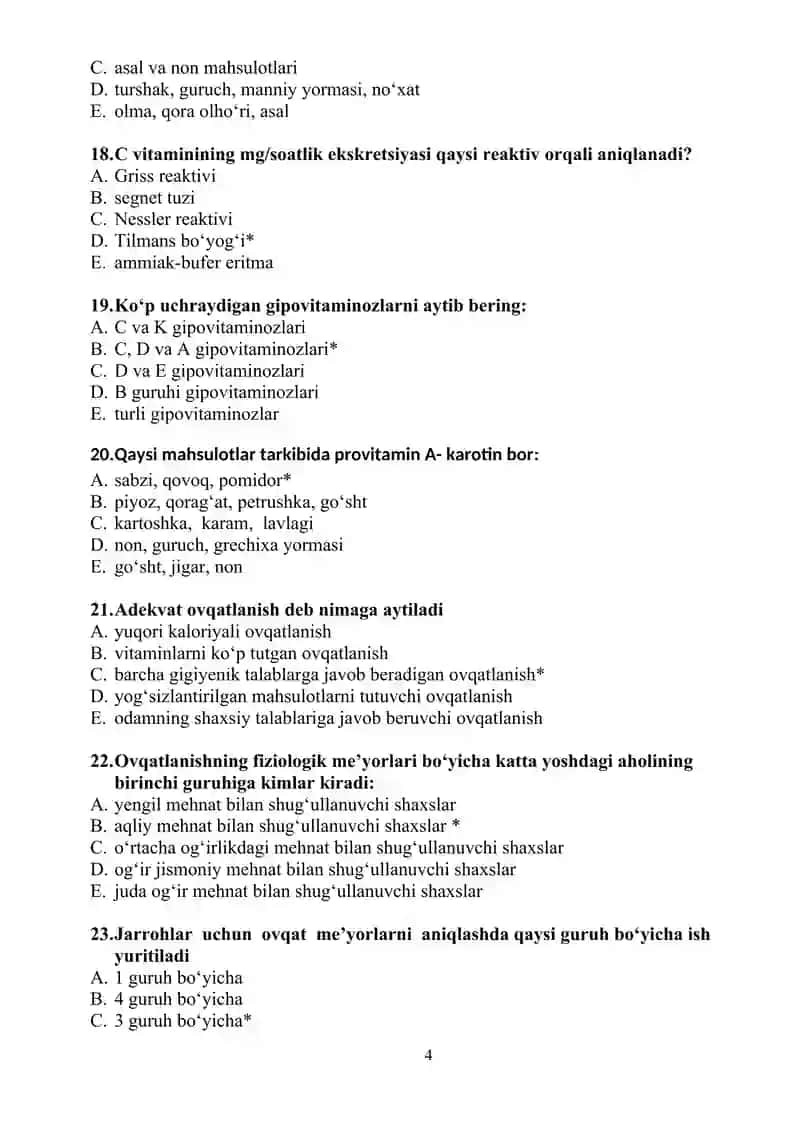 Oqilona ovqatlanish 4