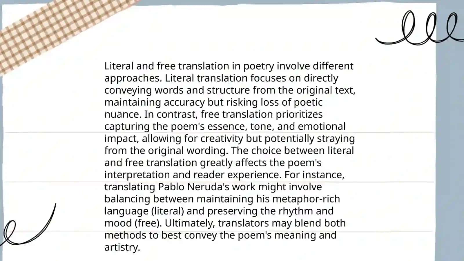 Translating Poetry, Poetry Translation Techniques 4