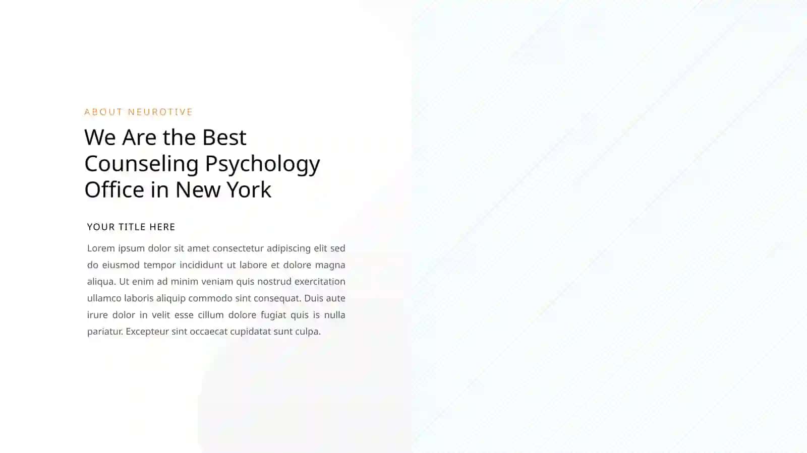 Counseling Psychology Office Presentation Template 4