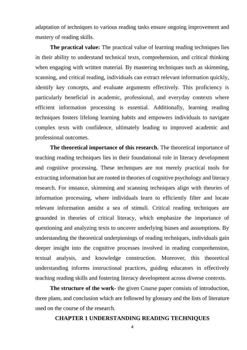teaching reading and understanding technical texts 4