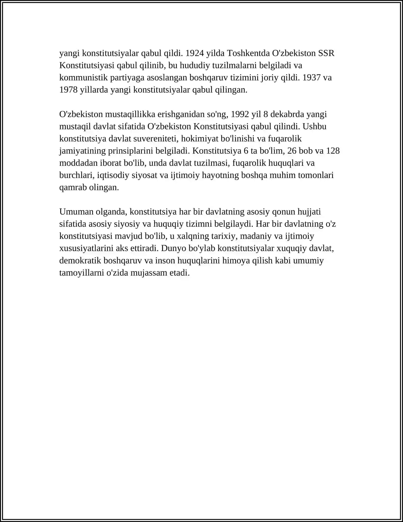 KONSTITUTSIYA 4