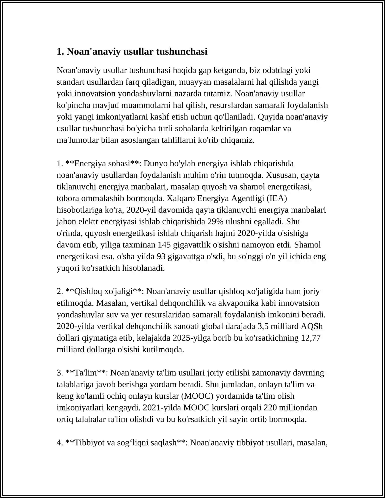 BIOLOGIYA DARSLARIDA NOANANAVIY USULLARNI QÕLLASH METODOLOGIYASI 4