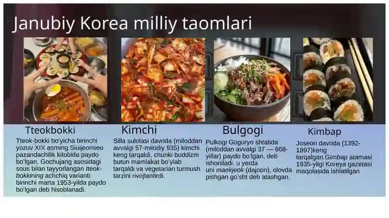 JanubiyKoreya Taomlari 4