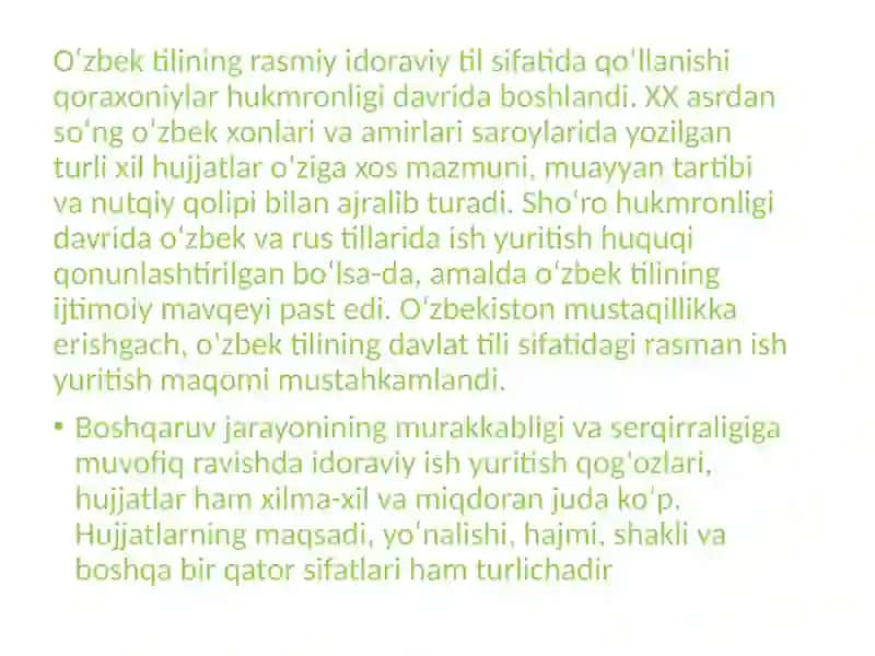 Rasmiy-idoraviy uslubiyat 4