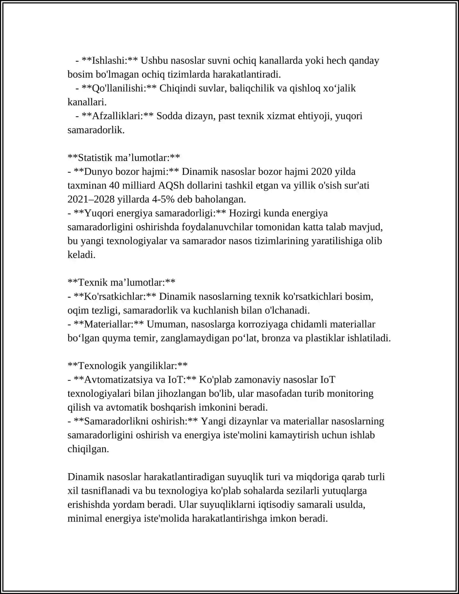 DINAMIK NASOSLAR 4