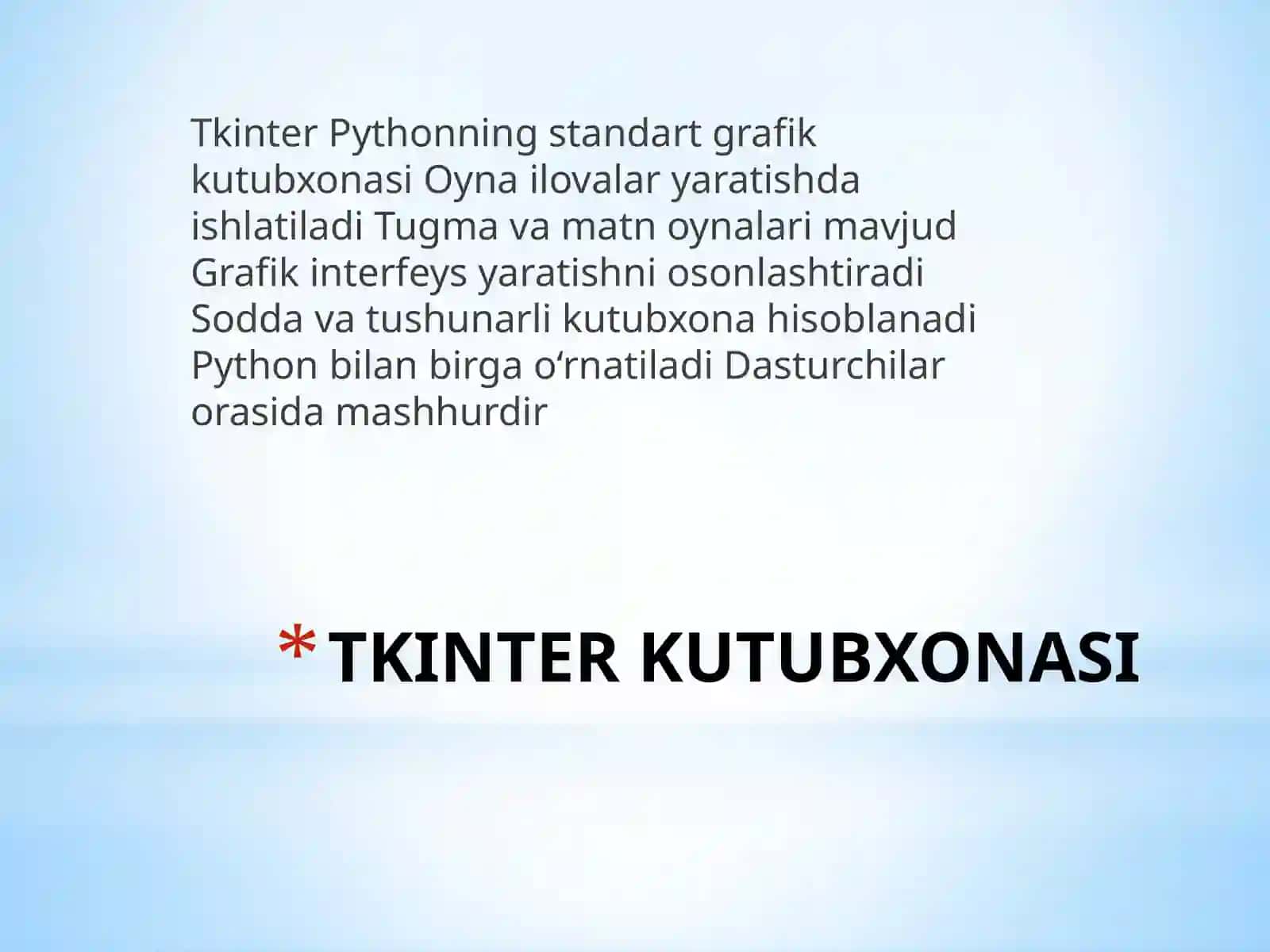 Pythonda dasturlash tilida grafika 4
