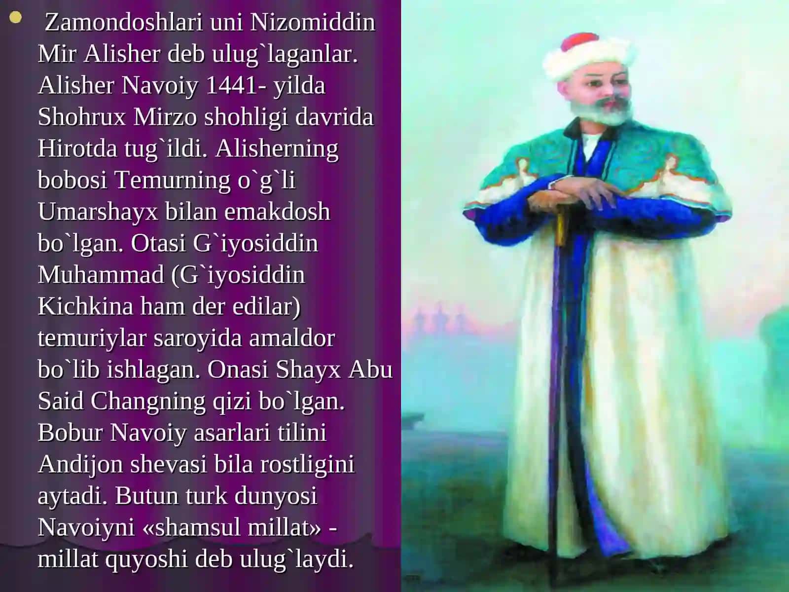 ALISHER NAVOIY HAYOTI VA IJODI 4