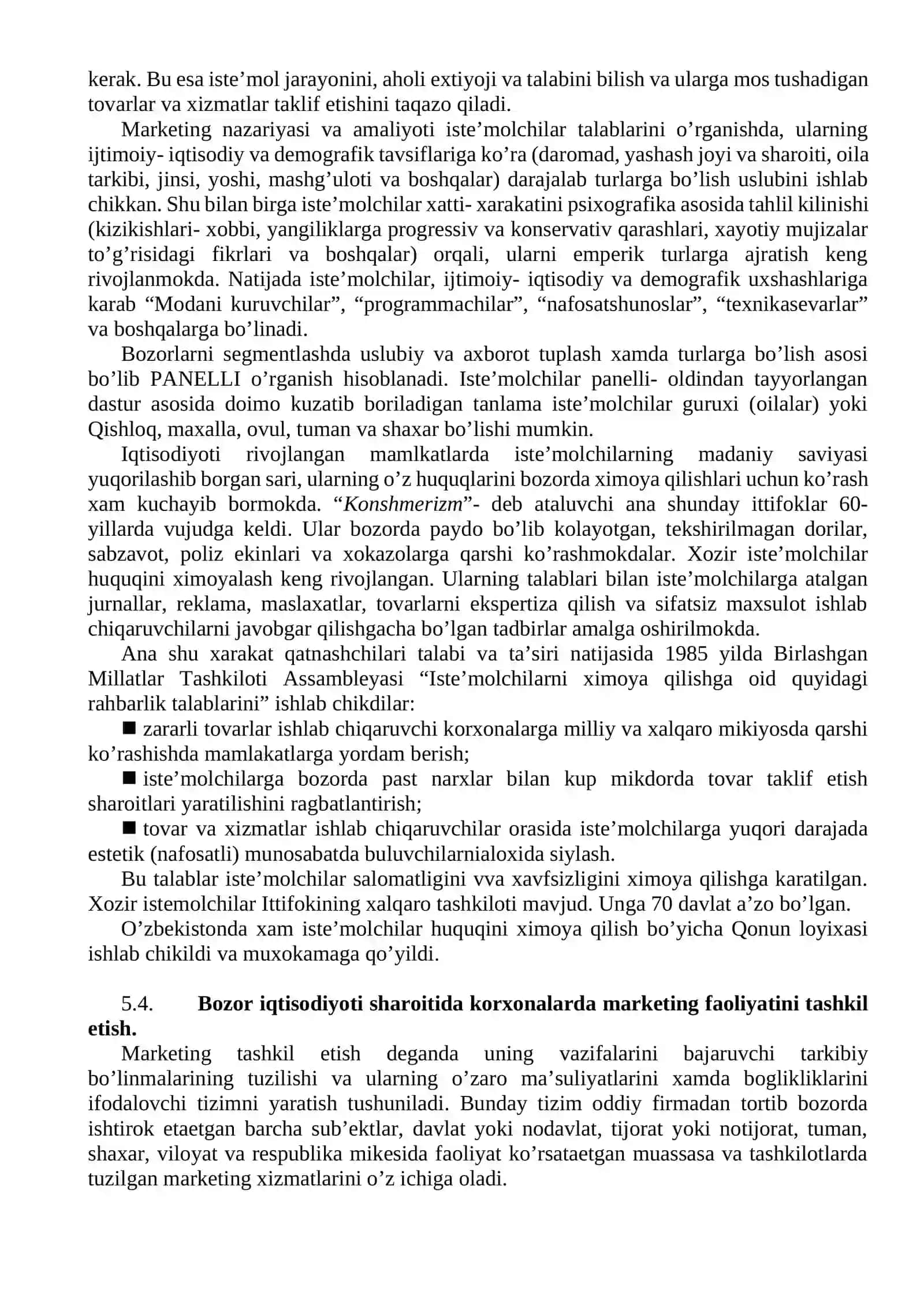 Marketing - tadbirkorlik tizimida 4