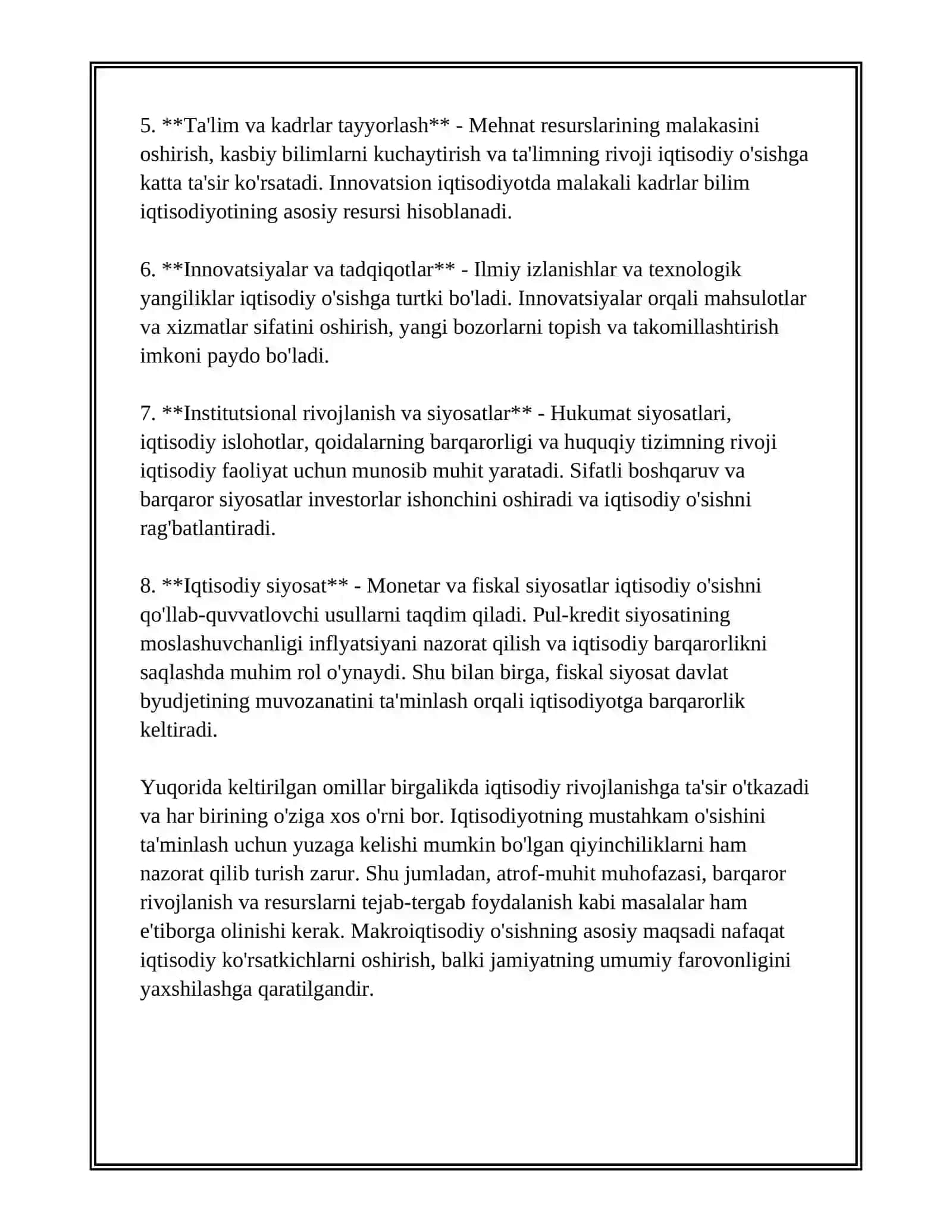 MAKRO IQTISODIYOT VA TEJAMKORLIK 4