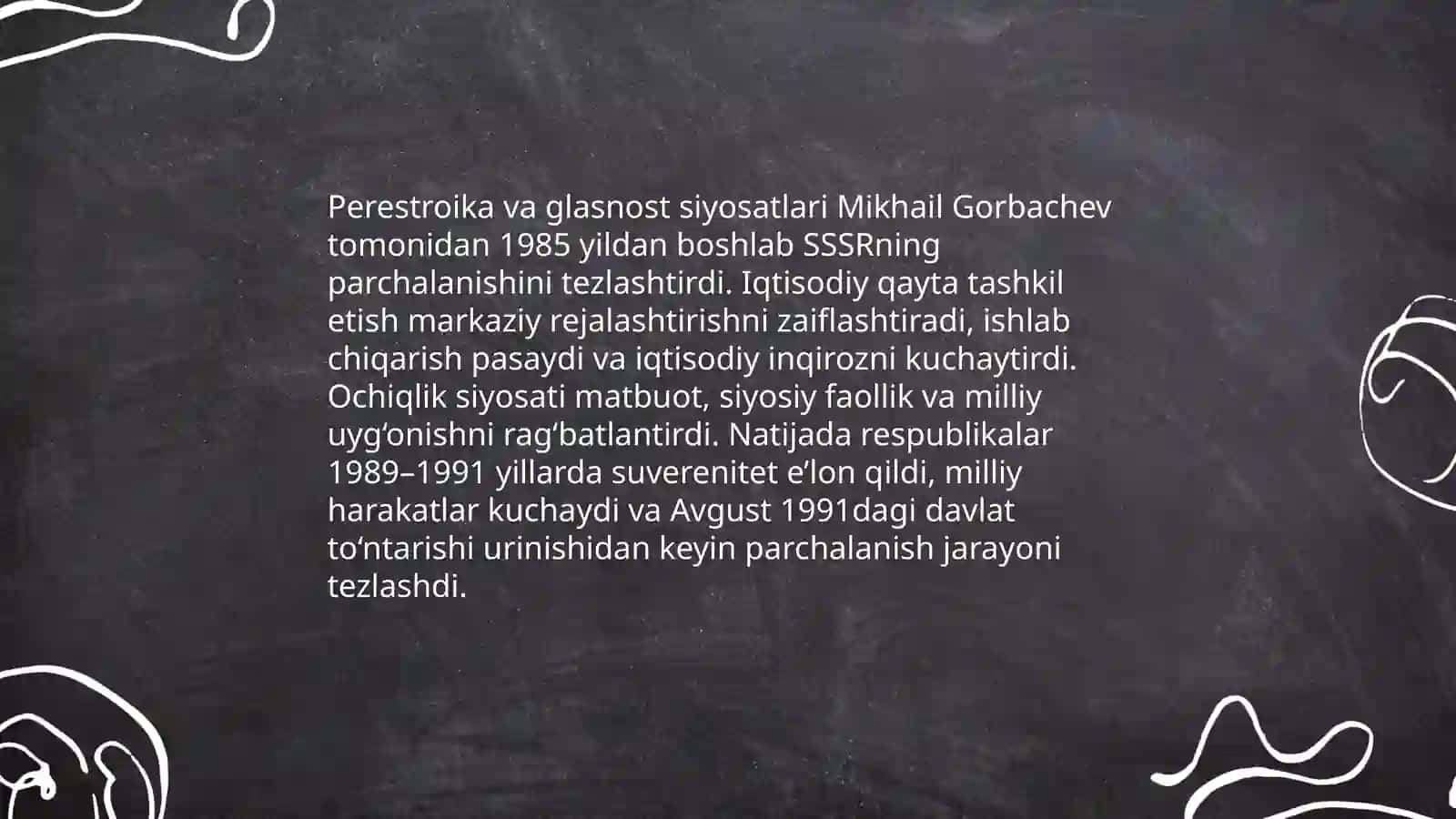 SSSRning parchalanishi 4