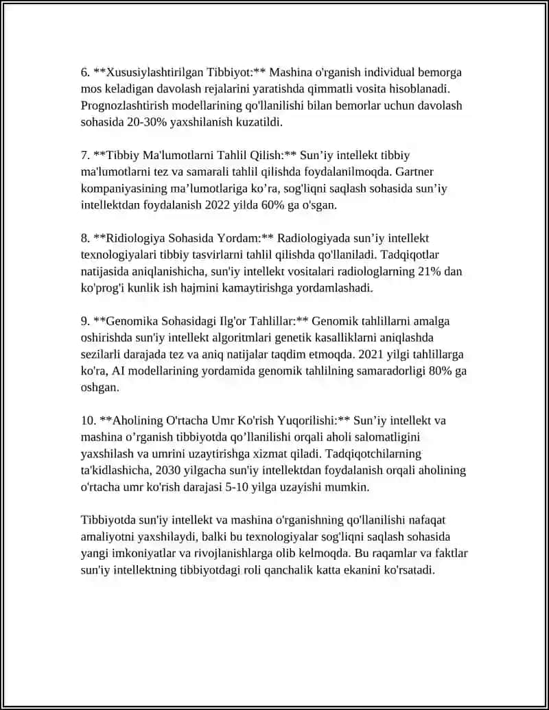 TIBBIYOTDAGI YANGILIKLAR 4