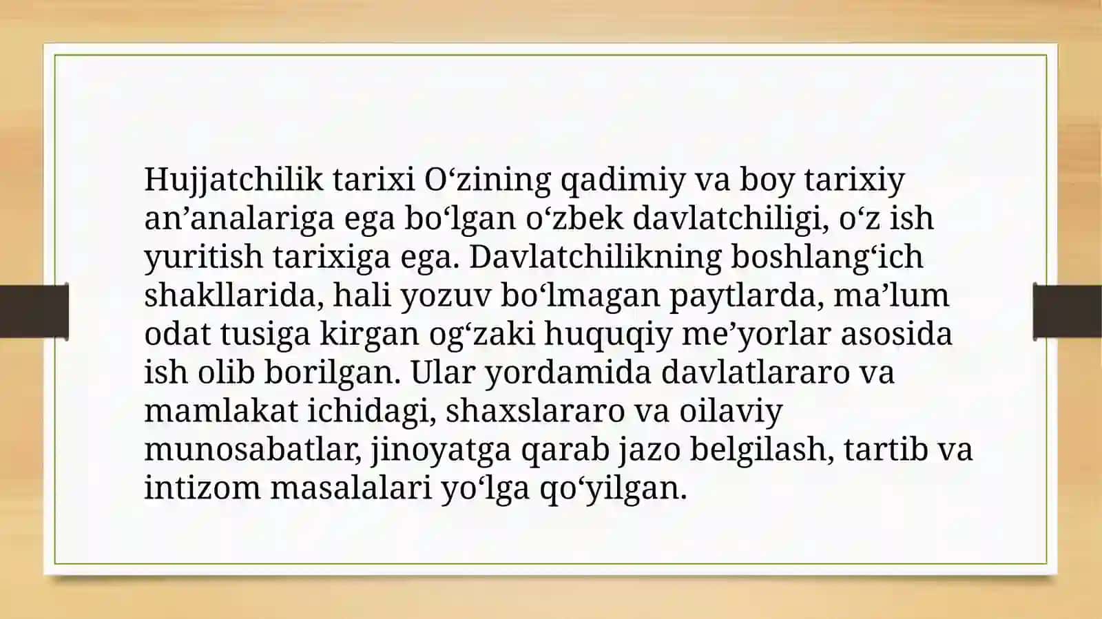 O’zbek tilining sohada qo’llanilishi 4