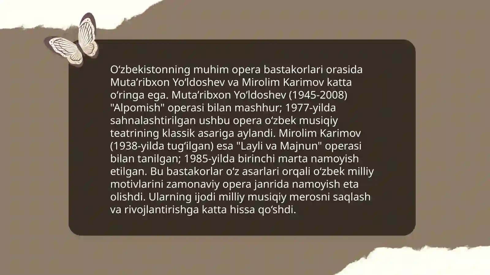 Õzbek opera san'ati 4