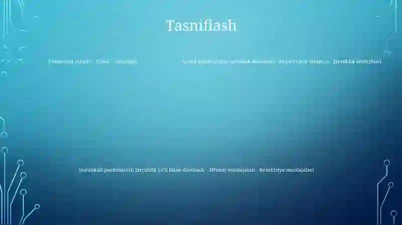 Pankratitninh Xirurgik Operatsiyalari 4