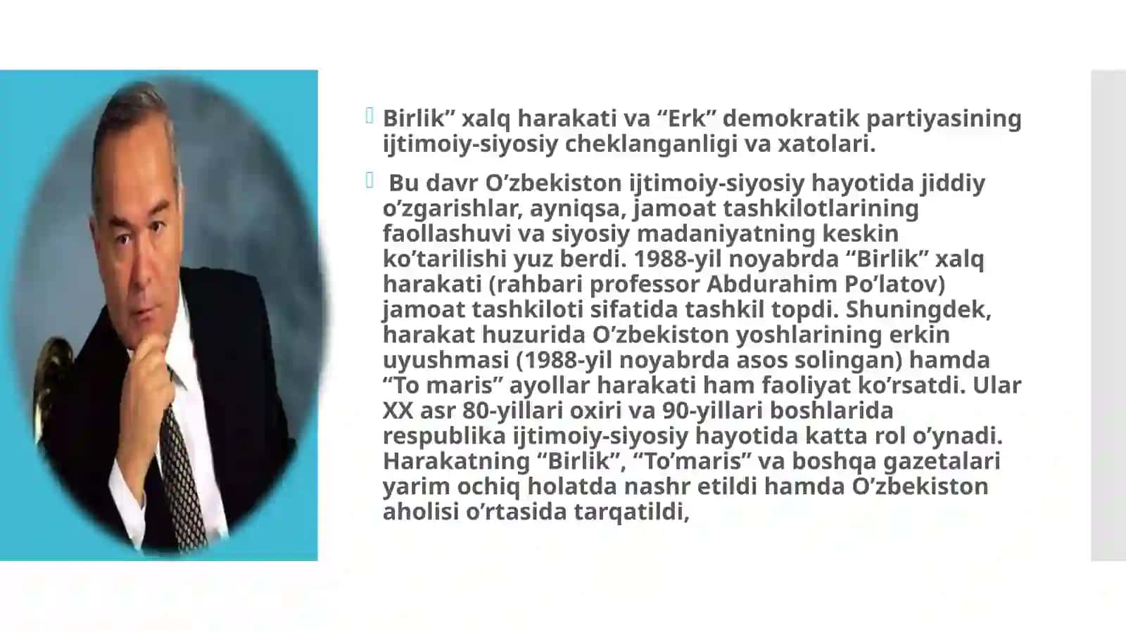 O'zbekiston mustaqillikka erishish ostonasida 4