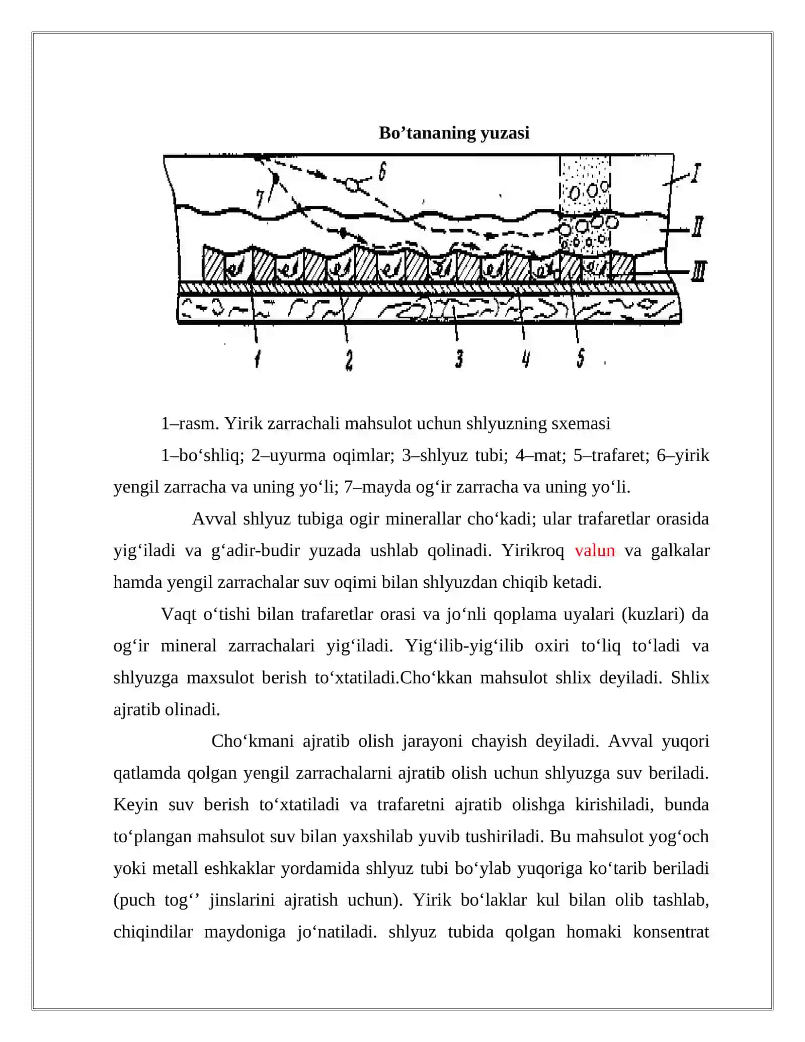 Shlyuzlarda boyitish texnologiyasi.Vintli separatorlarda boyitish 4