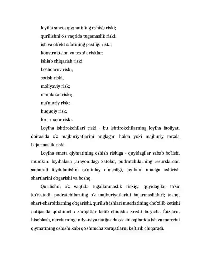 Moliyaviy risklar mazmun mohiyati tasniflanishi va iqtisodiy jarayonlariga ta’siri. Bozor risklari kredit risklari 4
