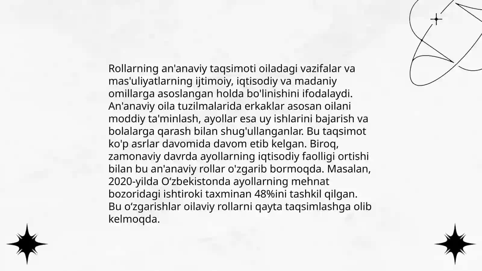 Oilada rollar taqsimoti va oilaning rolli tuzilishi 4