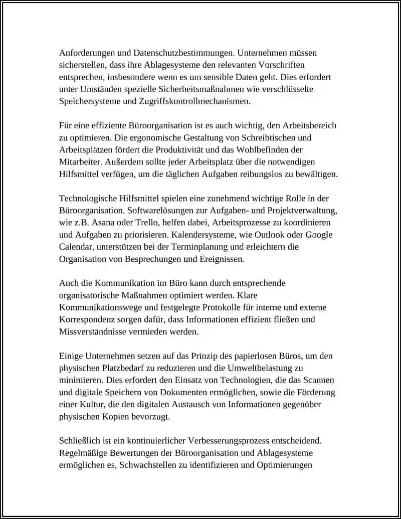 Büroorganisation und Ablagesysteme 4