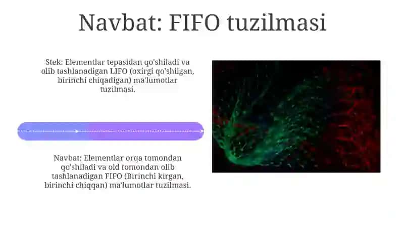 Stek va Navbat strukturalari 4