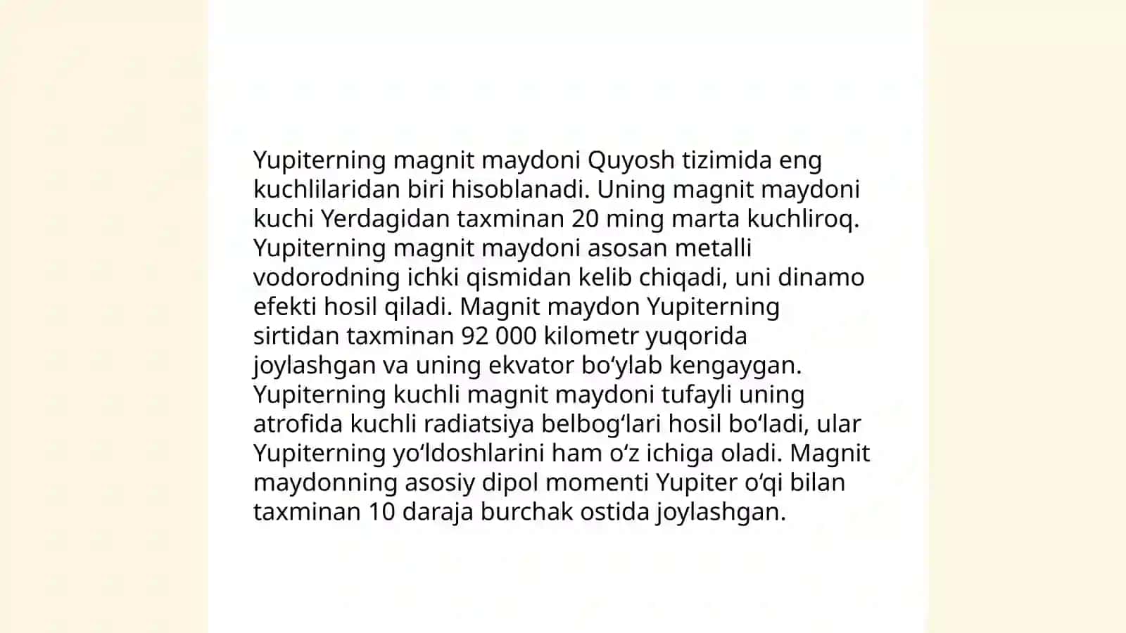 Yupiterning fizik tabiati 4