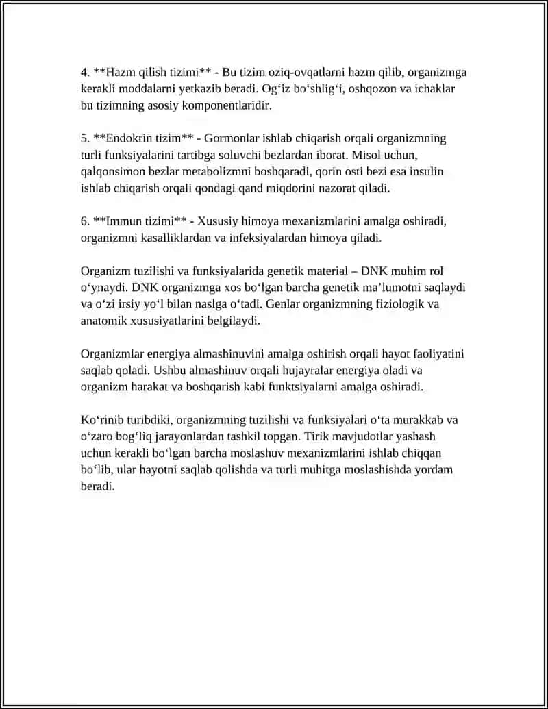/ORGANIZM 4