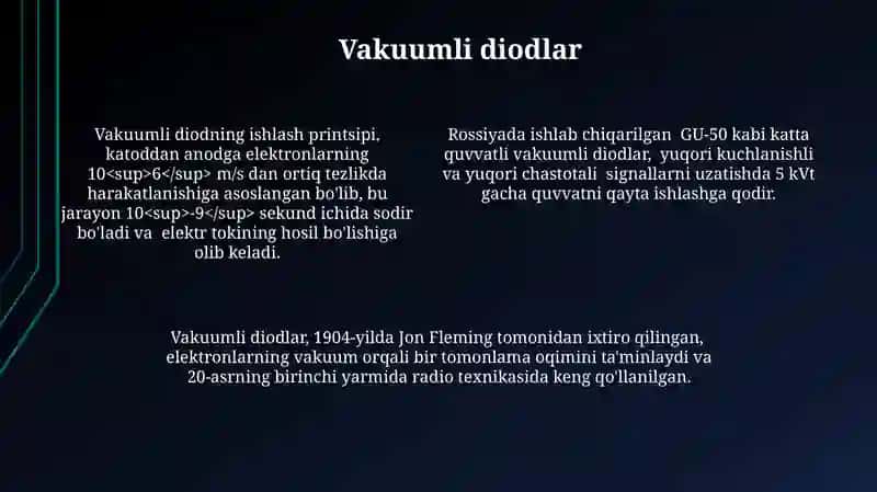 Vakumda elektr tôki 4
