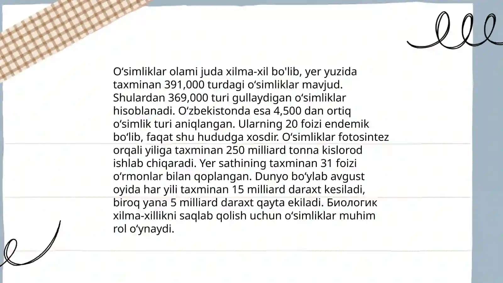 Biologiya 5-sinf tahlili 4