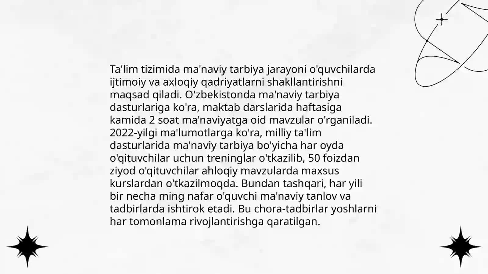 Ma'naviy yangilanishning ahamiyati 4