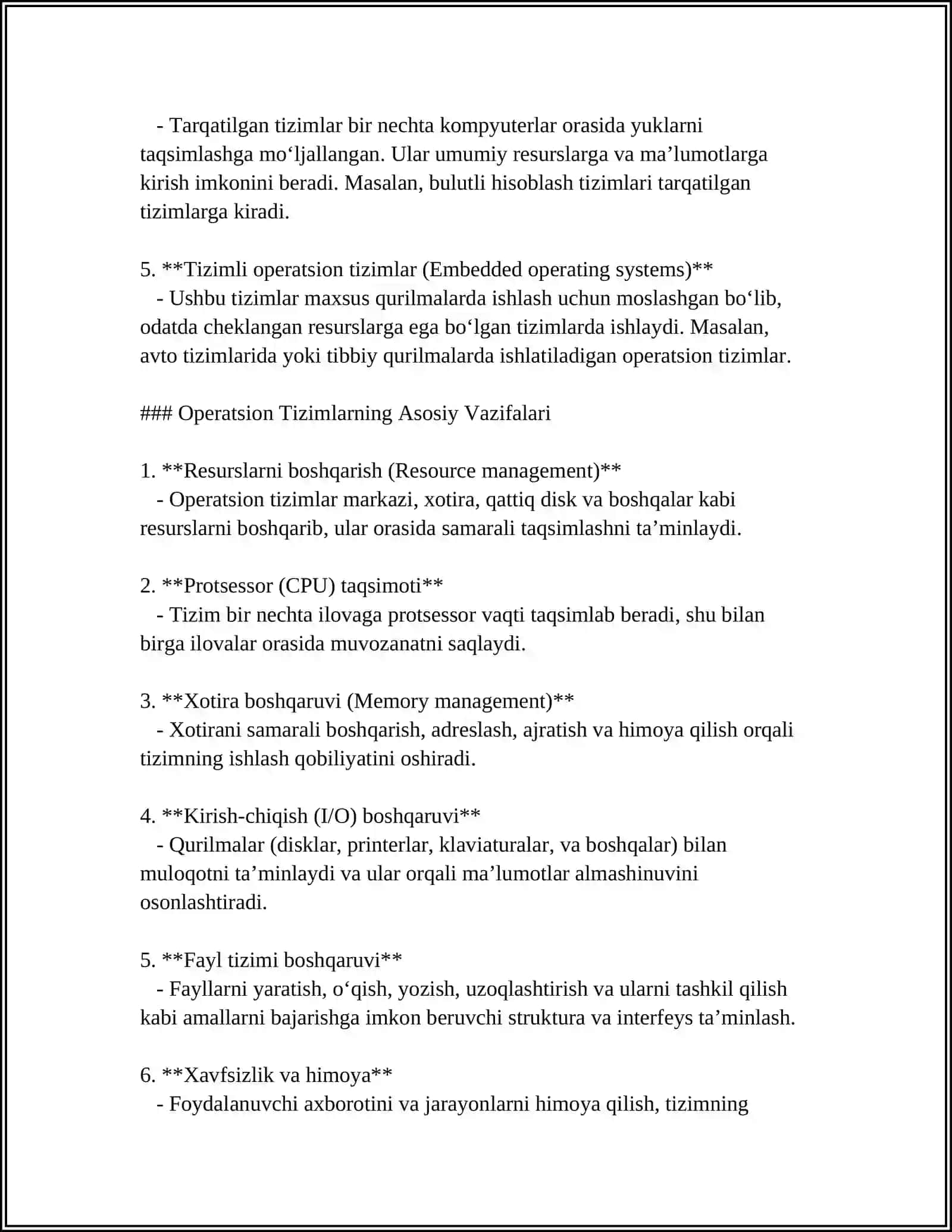 OPERATSION TIZIM TURLARI 4