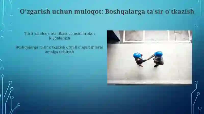 Muloqot texnikasi va usullari 4