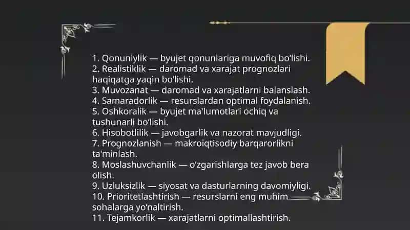 Byujetni rejalashtirish 4