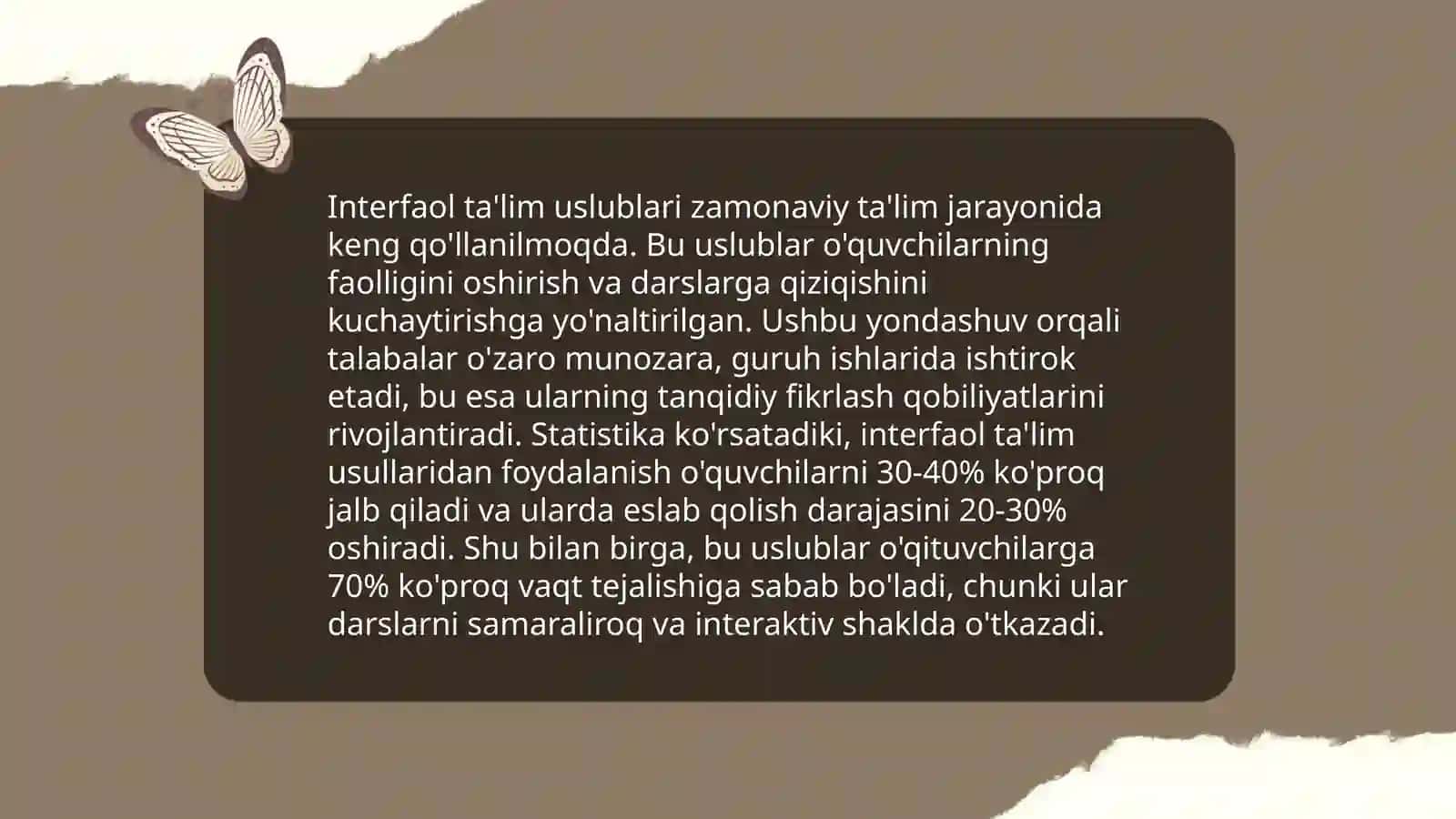 An'anaviy ta'lim metodlari 4