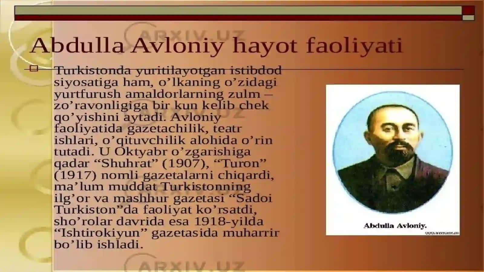 Abdulla Avloniy asarlarida tarbiya masalasi 4