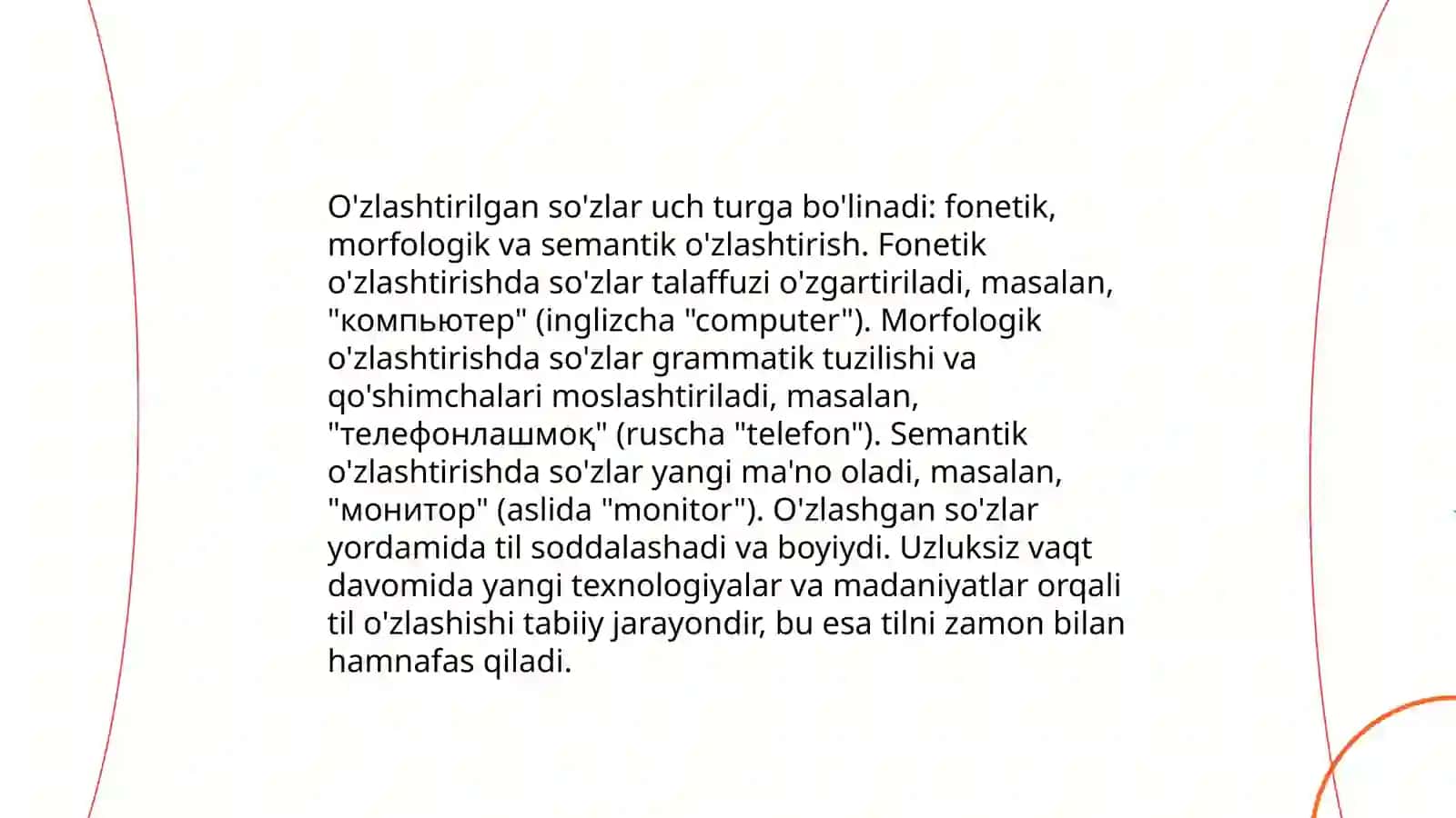 So'z o'zlashtirish yo'llari va usullari 4