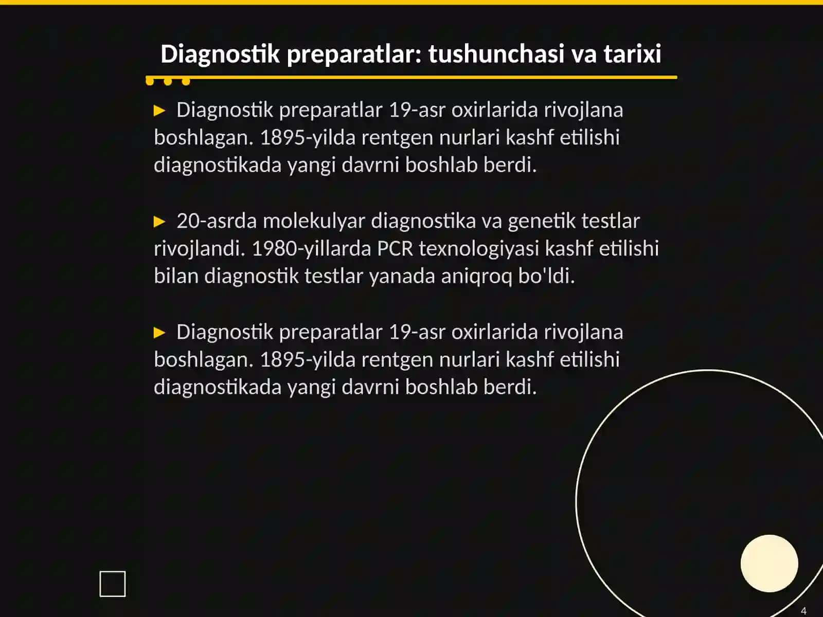 Diagnostik preparatlarini standartlash 4