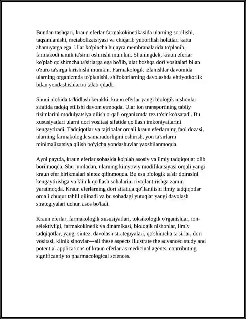 Kraun eferlarning dori vositasi sifatida 4