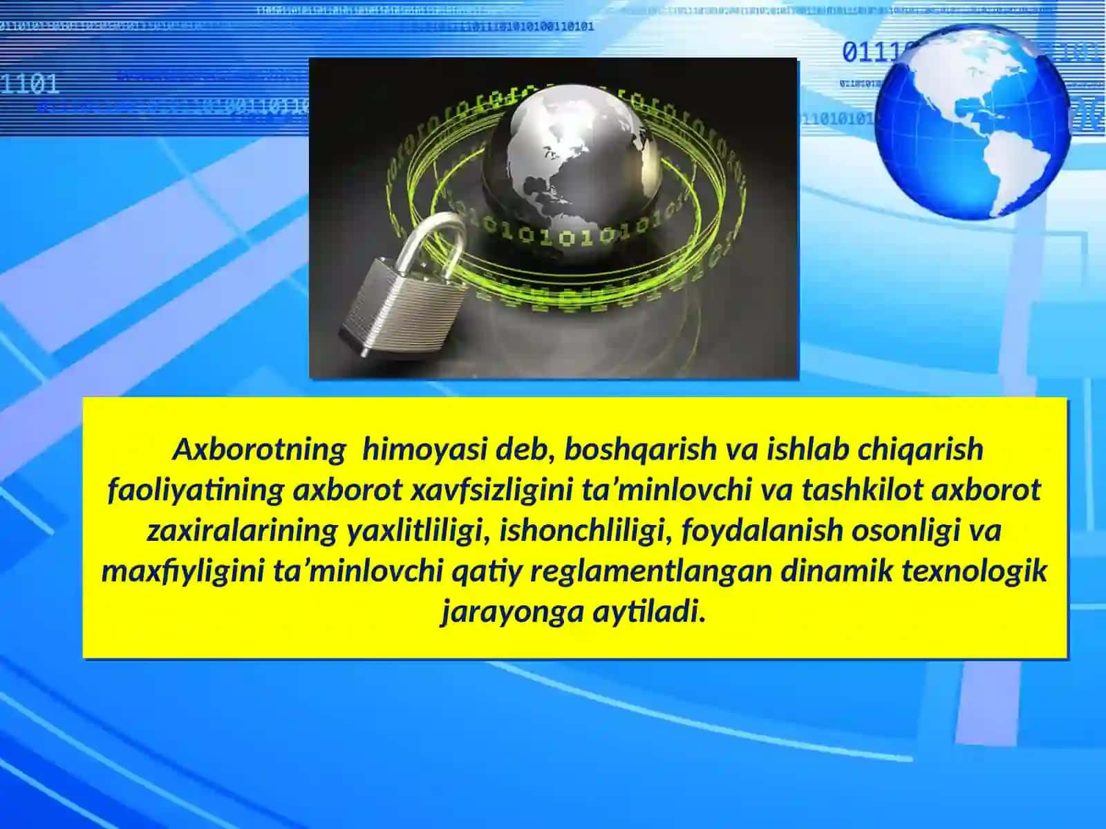 Axborot xavfsizligini taminlash 4