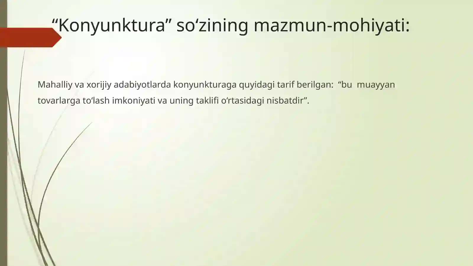 JAHON BOZORI VA UNING KONYUNKTURASI 4